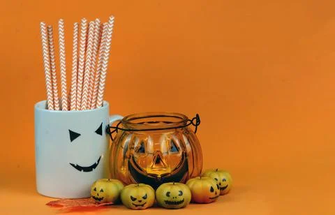 Halloween pumpkins Stock Photos