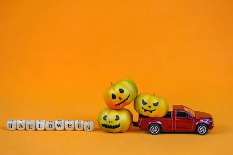 Halloween pumpkins Stock Photos