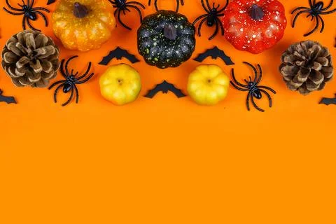 Halloween pumpkins Stock Photos