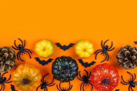 Halloween pumpkins Stock Photos