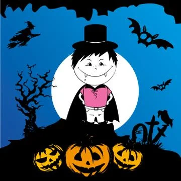 Halloween, scary background Stock Illustration