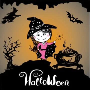 Halloween, scary background Stock Illustration