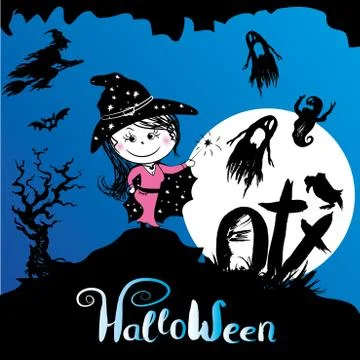 Halloween, scary background Stock-Illustration