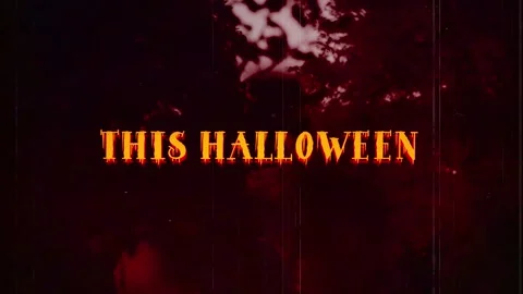This Halloween Scary Title Stock Footage 285405559
