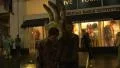 Halloween scary zombies on the Hollywood Walk of Fame 4k or 4k+ Resolution