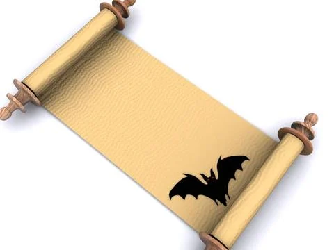 Halloween scroll. 3d halloween scroll. 3d Copyright: xZoonar.com/SerhiixPa... Stock Photos