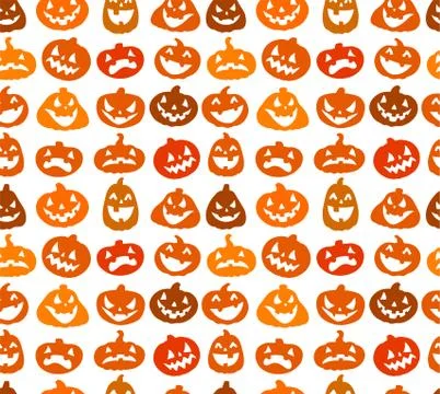 Halloween seamless background Illustrazione stock