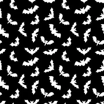 Halloween seamless pattern. Cartoon childish style Stock Illustration