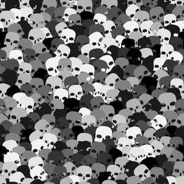 Halloween seamless pattern. Design elements for halloween party poster Stock Illustration