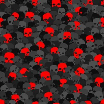 Halloween seamless pattern. Design elements for halloween party poster Stock Illustration