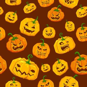 Halloween seamless Pattern Stock Illustration