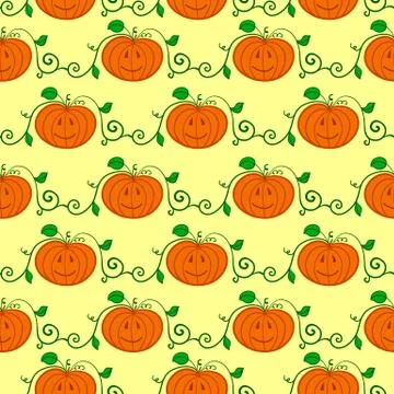 Halloween seamless pattern Stock Illustration