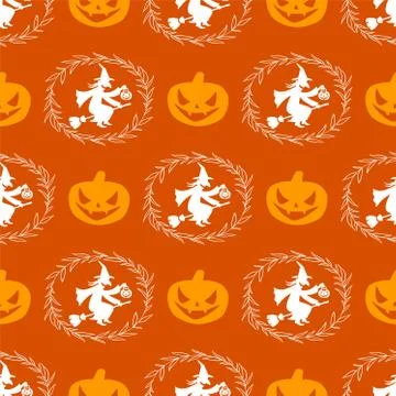 Halloween seamless pattern Stock-Illustration