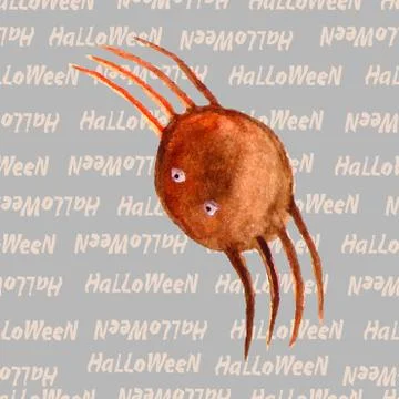 Halloween seamless pattern Stock Illustration