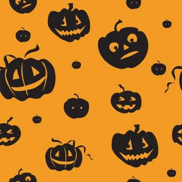 Halloween seamless pattern Illustrazione stock