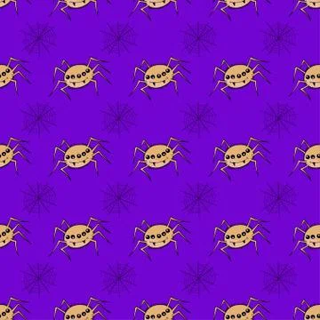 Halloween seamless pattern Stock Illustration