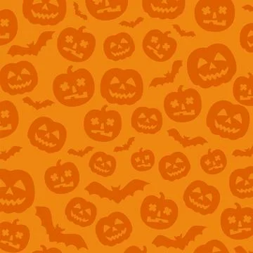Halloween seamless pattern Stock Illustration