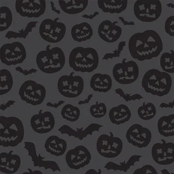 Halloween seamless pattern Stock Illustration