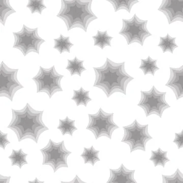 Halloween seamless pattern spiderwebs on a white background. Stock Illustration