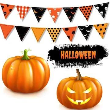 Halloween Set Stock Illustration