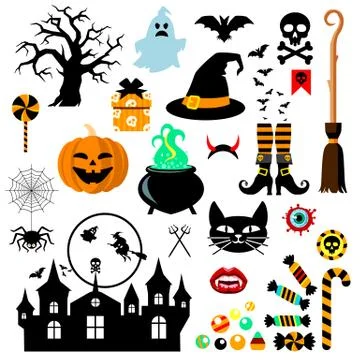 Halloween Set Illustrazione stock