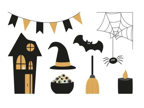 Halloween set Stock Illustration