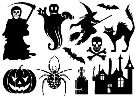 Halloween set Stock Illustration