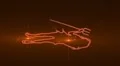 Halloween silhouette devilish dancer with trident fork - 3 Vertical format HD Footage