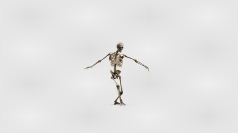 Halloween Skeleton Dance Stock Footage 280784725