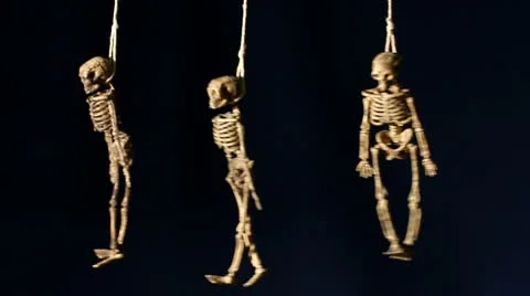 Halloween skeleton Stock Footage 10718336