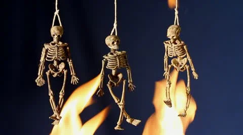 Halloween skeleton Video stock 10718348