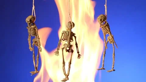 Halloween skeleton Video stock 10718415