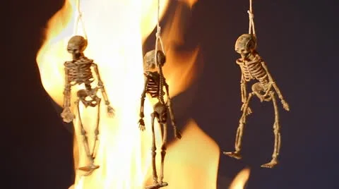 Halloween skeleton Stock Footage 10718718