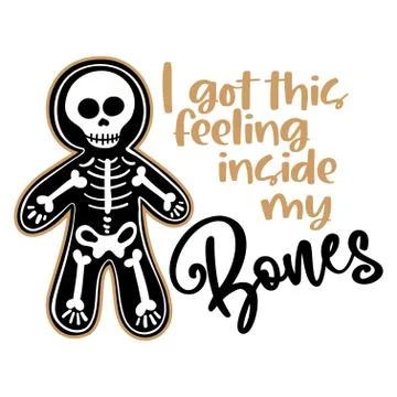 Halloween skeleton Stock Illustration