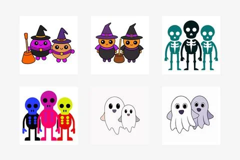 Halloween skeleton Stock Illustration
