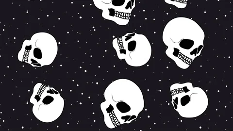 Halloween skull Stock Footage 160711418