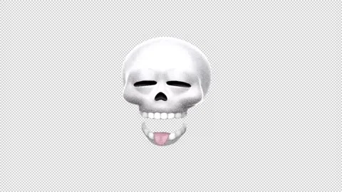 Halloween Skull Video stock 220472642