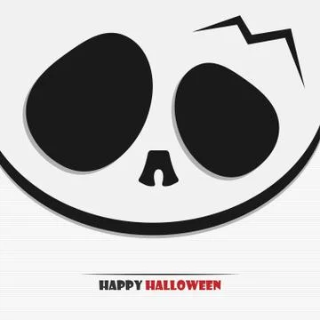 Halloween skull Stock Illustration