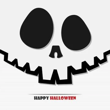 Halloween skull Stock Illustration