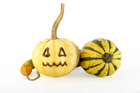 Halloween small pumpkin Stock Photos