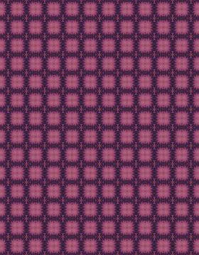 Halloween spectral void: repeating geometric background in witch light, deep pur Stock Illustration