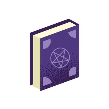 Halloween spell book Stock Illustration