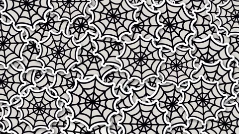 Halloween Spider Web Transition. Video stock 315257220