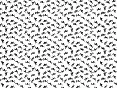 Halloween - spiders - background pattern - isolated Stock Photos