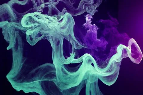 Halloween Spooky Ghost Ectoplasm Smoke Illustration Background Stock Illustration