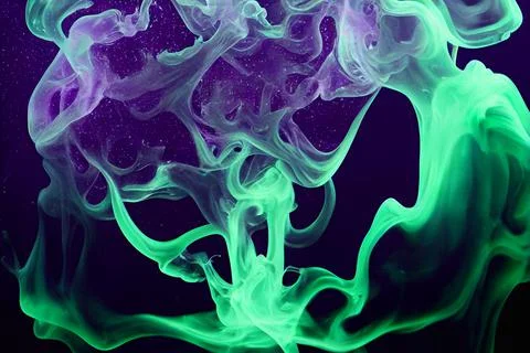 Halloween Spooky Ghost Ectoplasm Smoke Illustration Background Stock Illustration