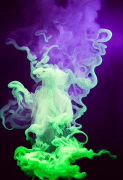 Halloween Spooky Ghost Ectoplasm Smoke Illustration Background Stock Illustration