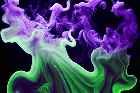 Halloween Spooky Ghost Ectoplasm Smoke Illustration Background Stock Illustration