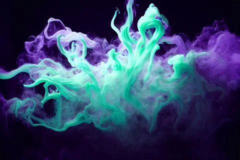 Halloween Spooky Ghost Ectoplasm Smoke Illustration Background Stock Illustration