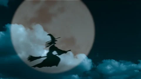 Halloween spooky moon 스톡 동영상 12093692